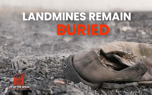 Nonprofit video production thumbnail of an explosion with only a boot remaining